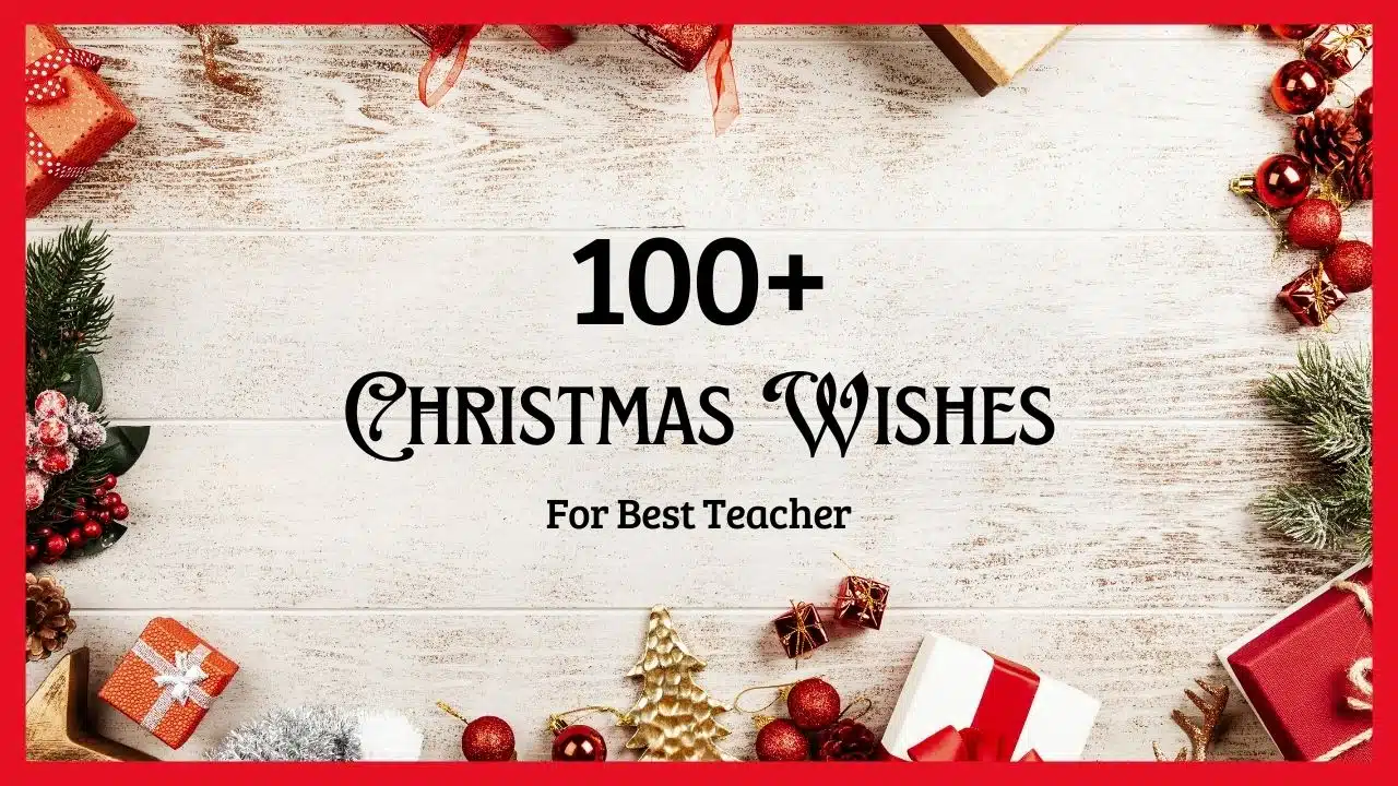 charistmas wishes for the best teacher