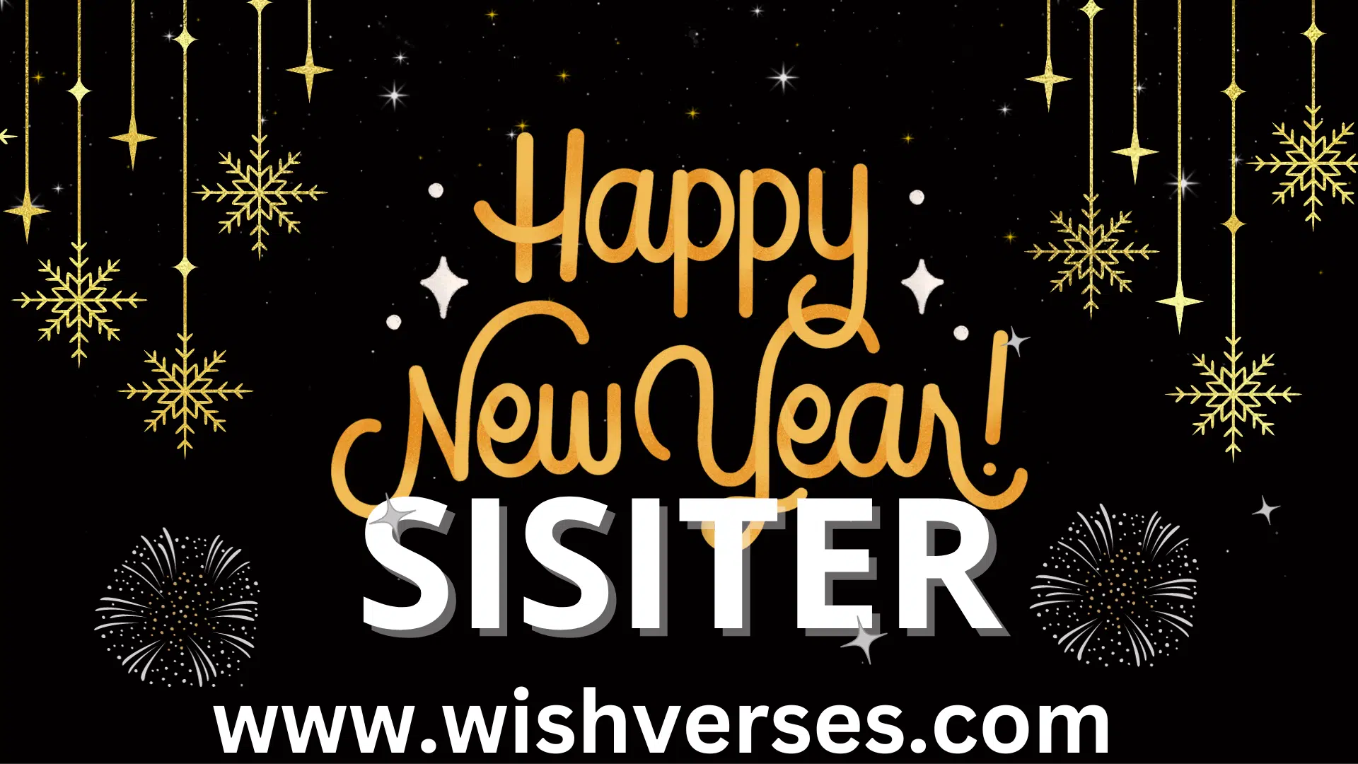 New Year Wishes For Sister