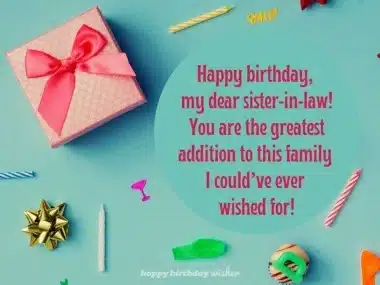 best happy birthday wishes for sister in law