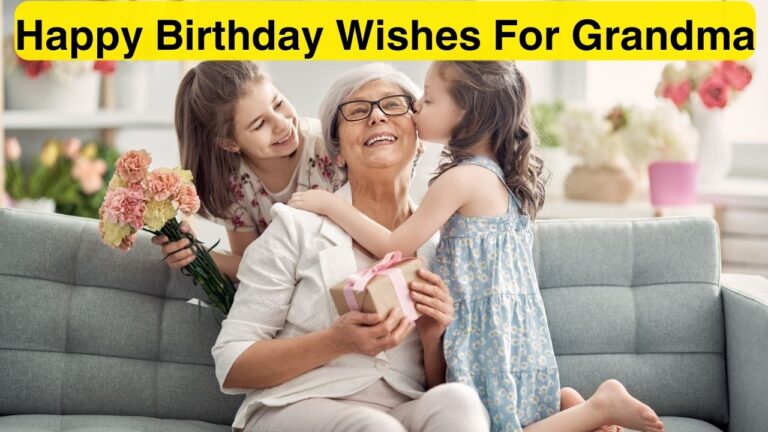 Happy Birthday Messages for Grandma