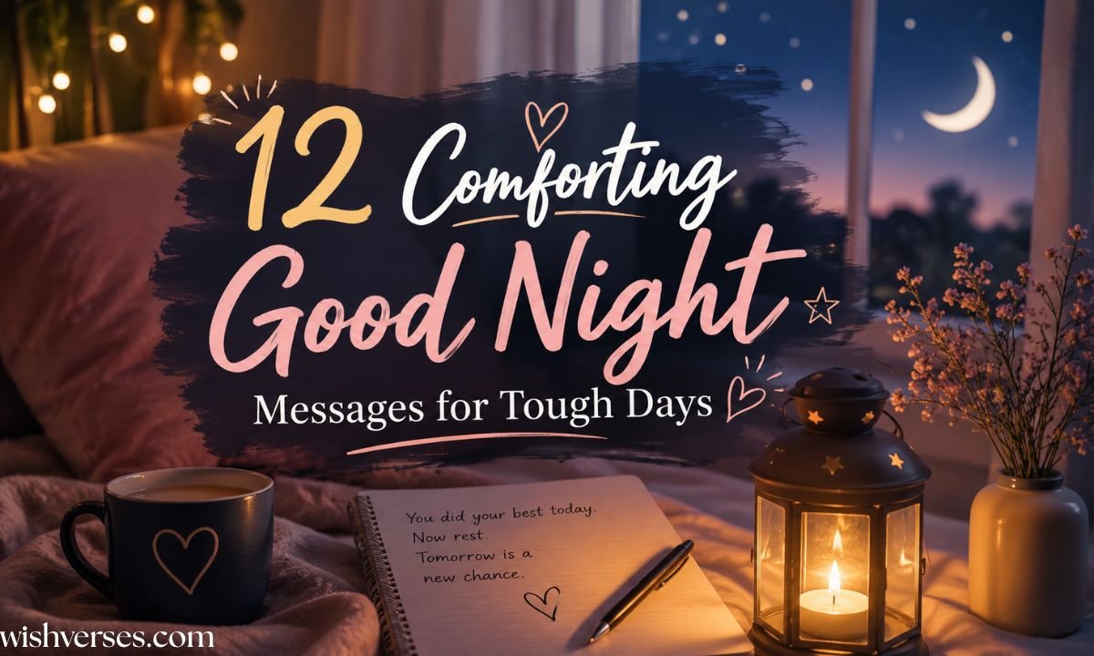 12 Comforting Good Night Messages for Tough Days