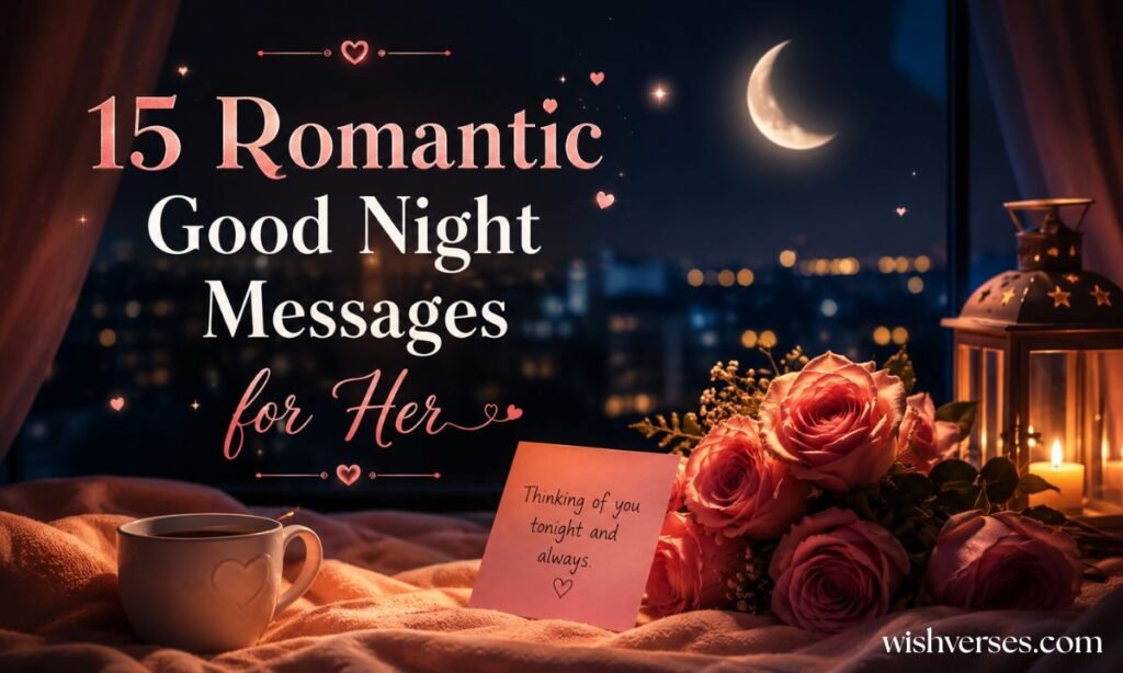 15 Romantic Good Night Messages for Her