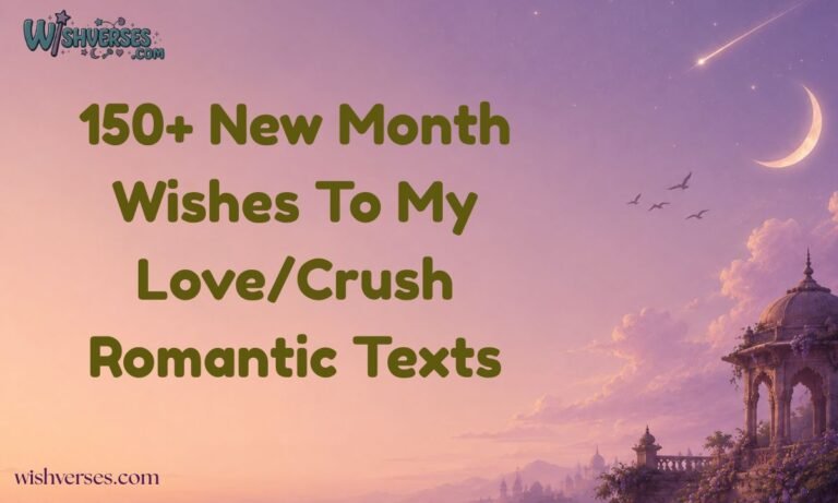 150+ New Month Wishes To My LoveCrush Romantic Texts