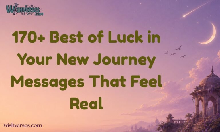 170+ Best of Luck in Your New Journey Messages That Feel Real