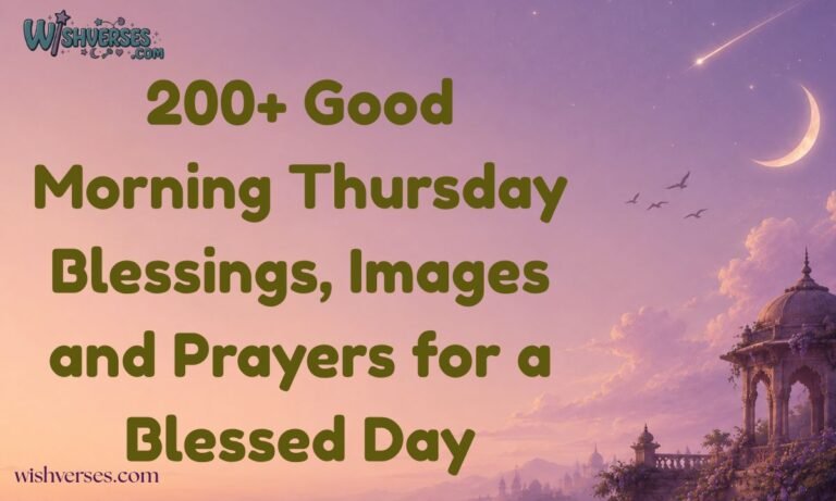 200+ Good Morning Thursday Blessings, Images and Prayers for a Blessed Day