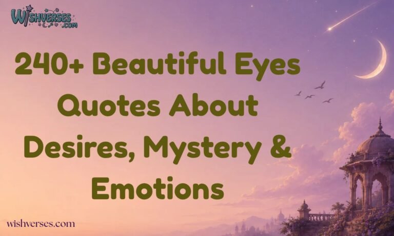 240+ Beautiful Eyes Quotes About Desires, Mystery & Emotions