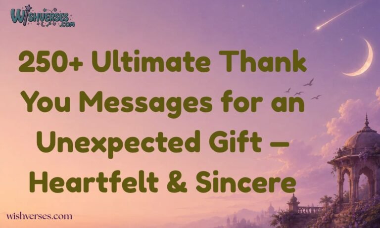 250+ Ultimate Thank You Messages for an Unexpected Gift — Heartfelt & Sincere
