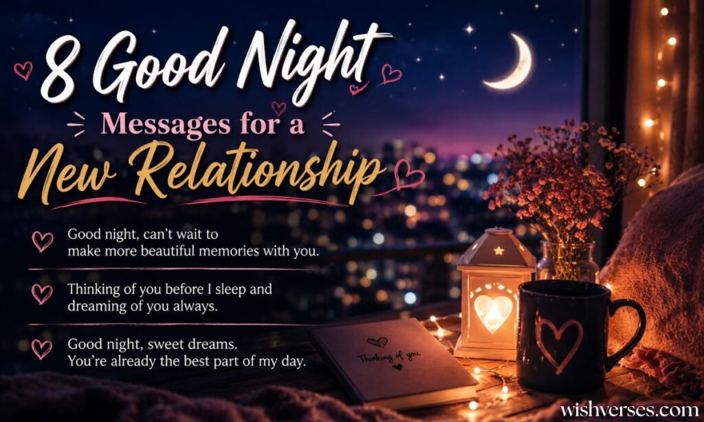 8 Good Night Messages for a New Relationship