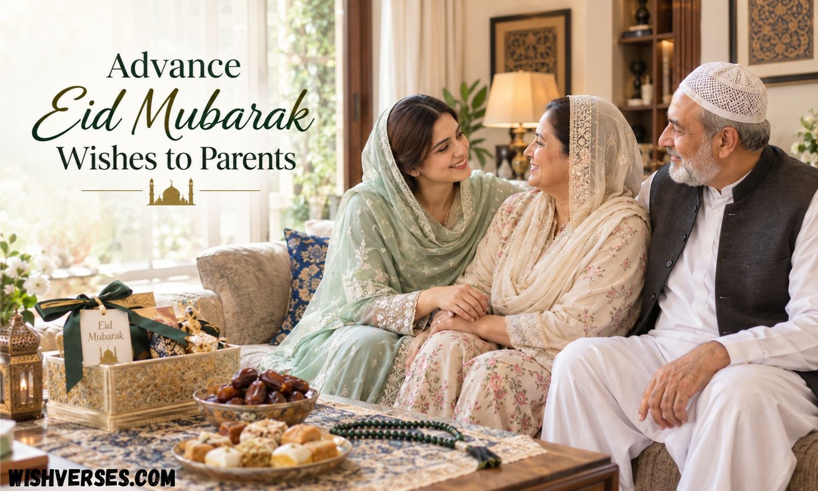 Advance Eid Mubarak Wishes to Parents