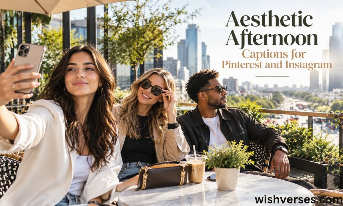 Aesthetic Afternoon Captions for Pinterest and Instagram