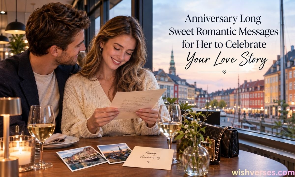 Anniversary Long Sweet Romantic Messages for Her to Celebrate Your Love Story