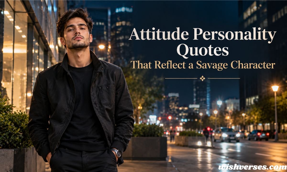 Attitude Personality Quotes That Reflect a Savage Character