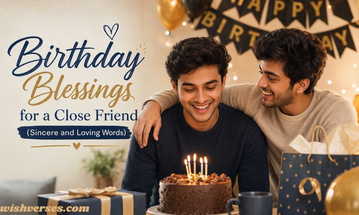 Birthday Blessings for a Close Friend (Sincere and Loving Words)