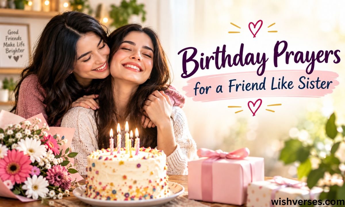 Birthday Prayers for a Friend Like Sister