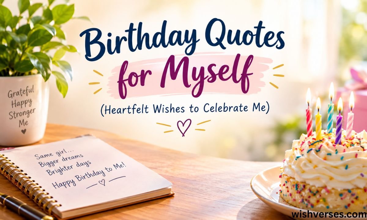 Birthday Quotes for Myself (Heartfelt Wishes to Celebrate Me)