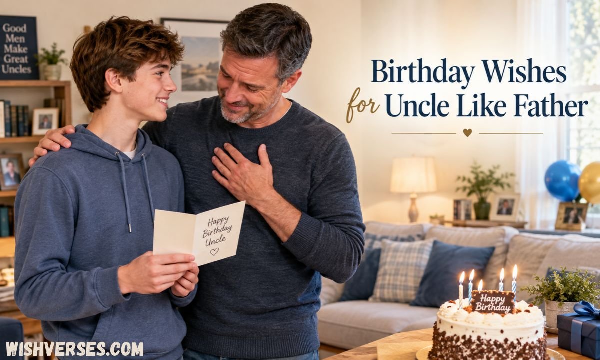 Birthday Wishes for Uncle Like Father
