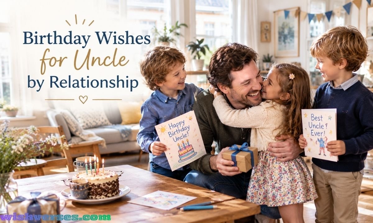 Birthday Wishes for Uncle by Relationship