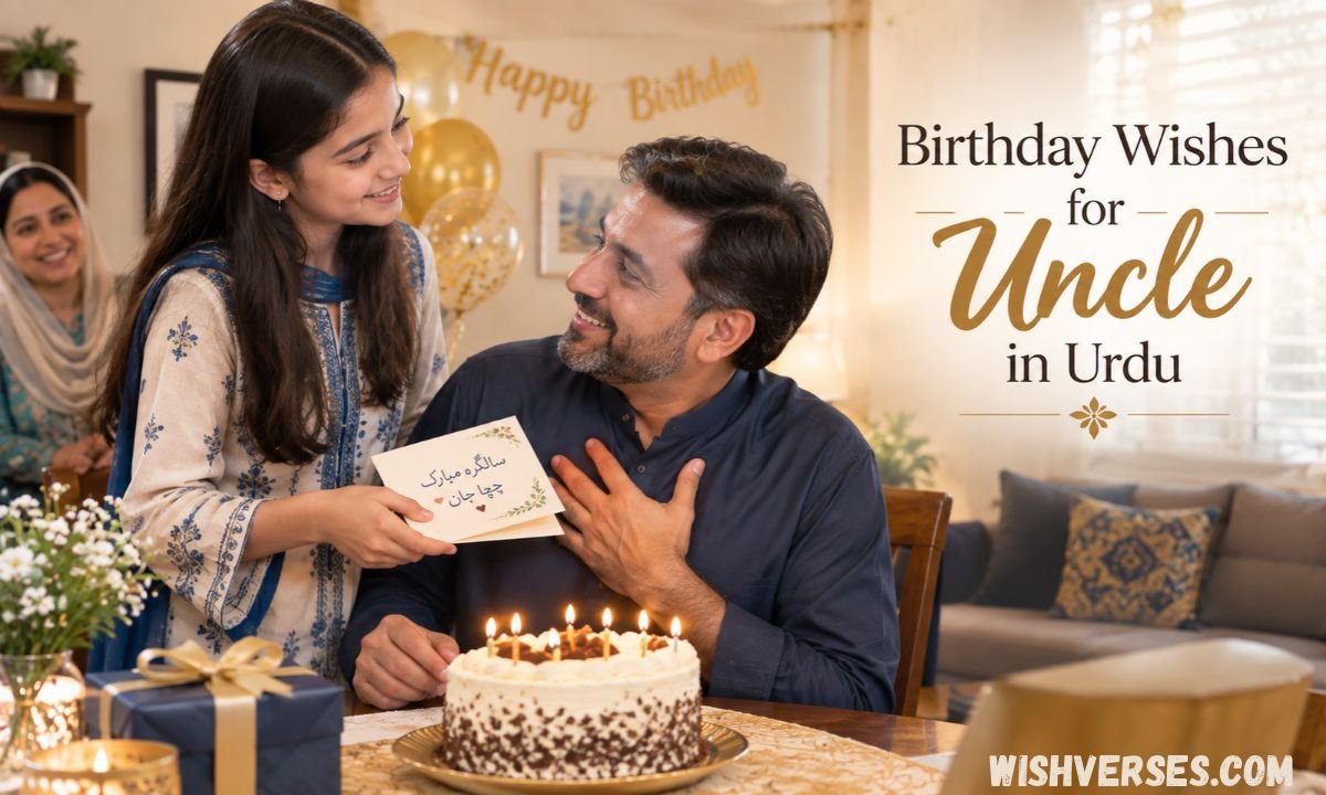 Birthday Wishes for Uncle in Urdu