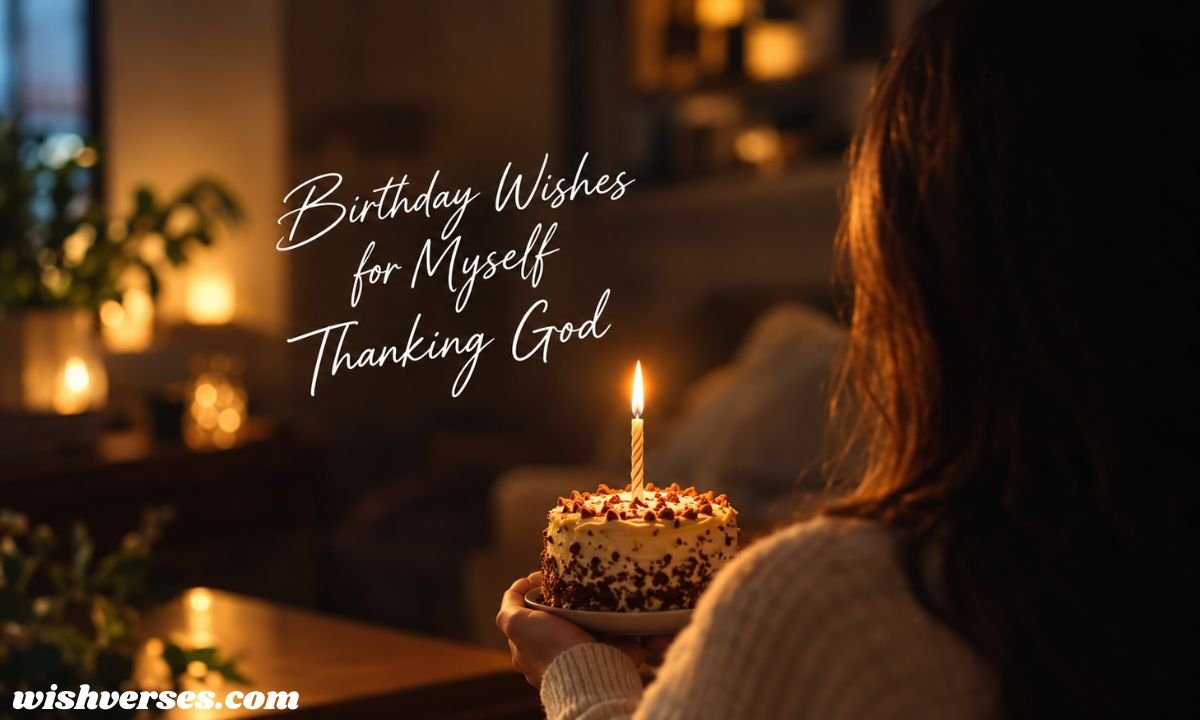 Birthday wishes for myself thanking God