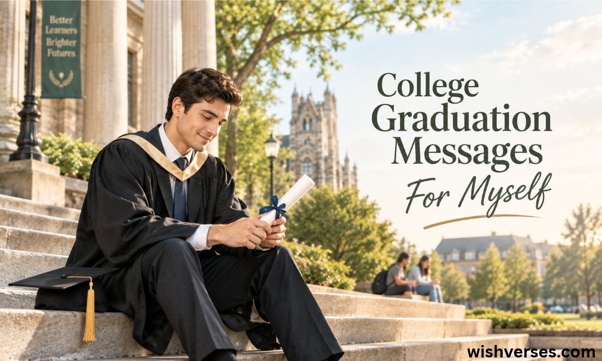 College Graduation Messages For Myself.