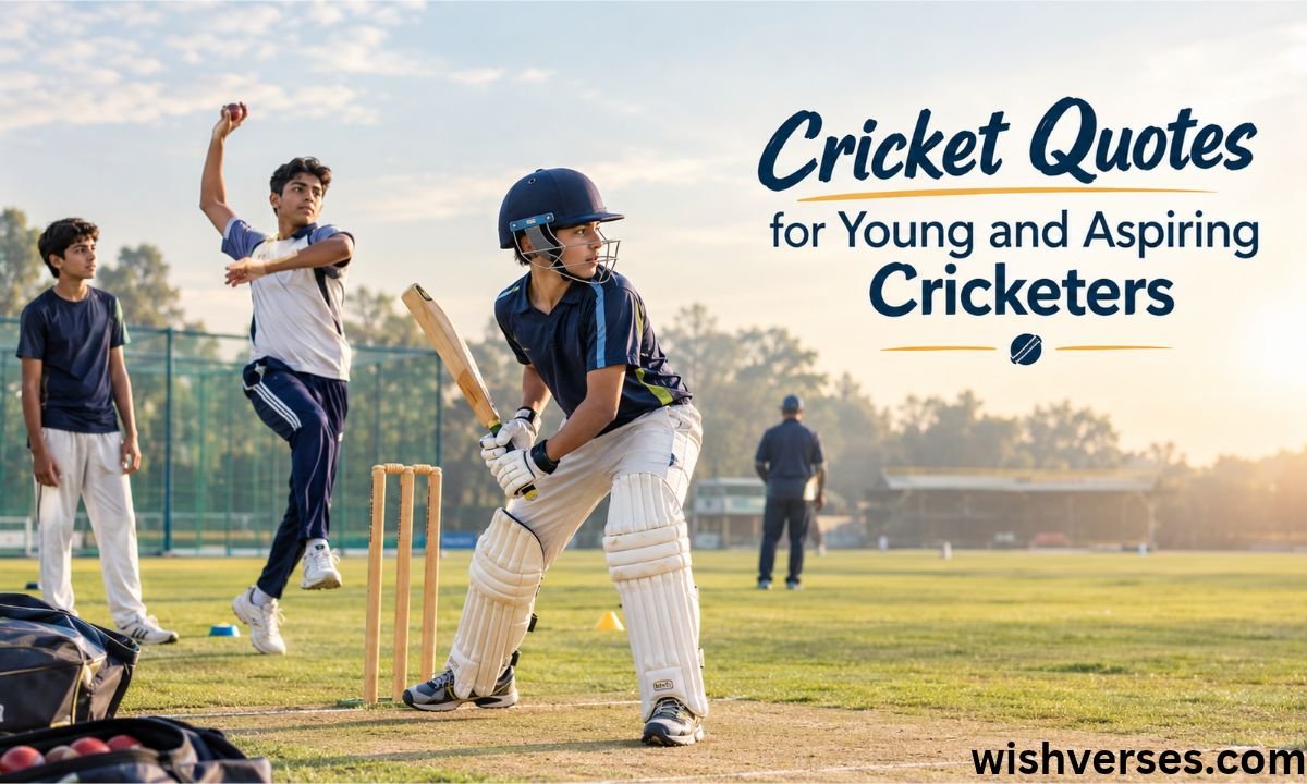 Cricket Quotes for Young and Aspiring Cricketers