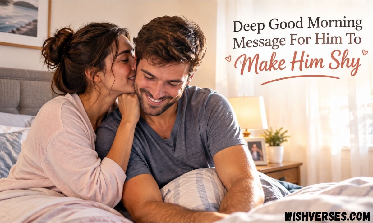 Deep Good Morning Message For Him To Make Him Shy