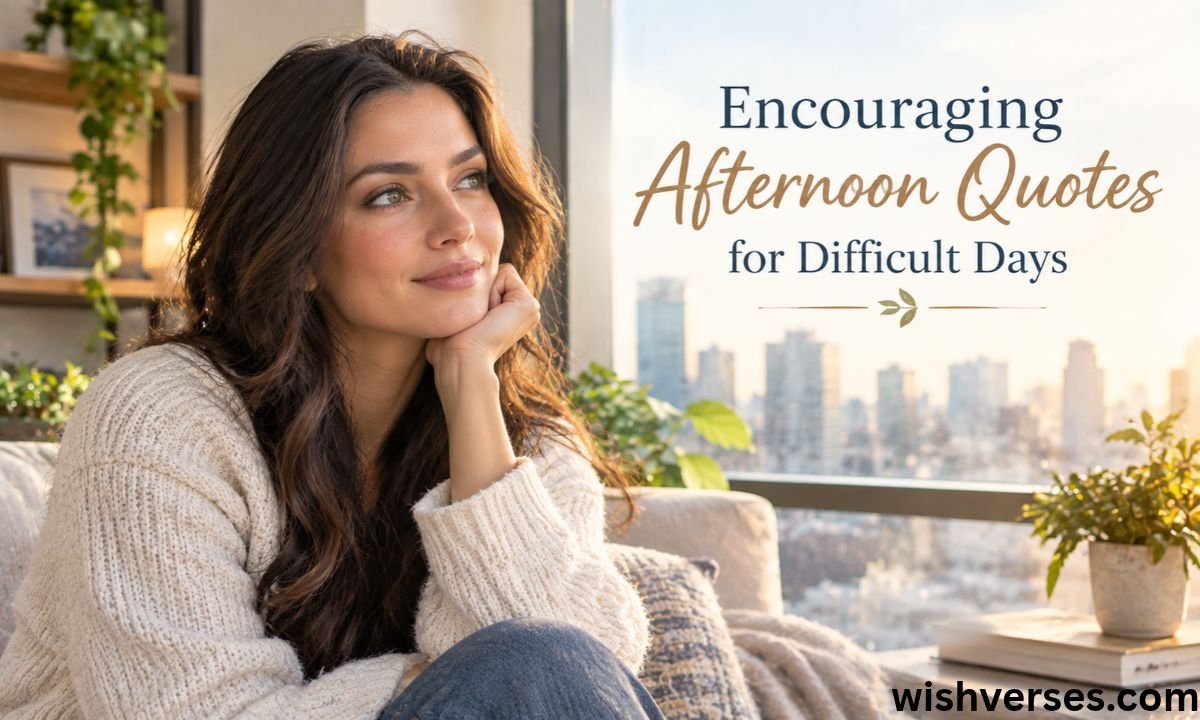 Encouraging Afternoon Quotes for Difficult Days