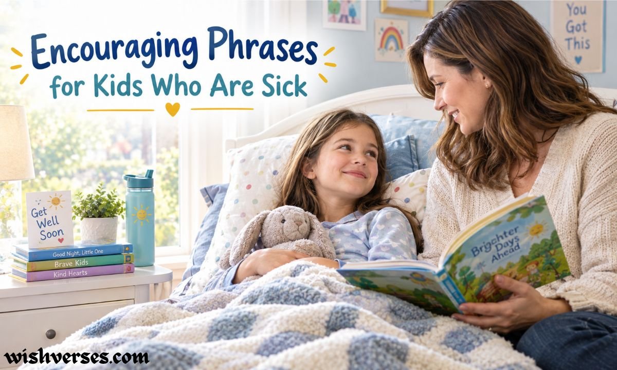 Encouraging Phrases for Kids Who Are Sick