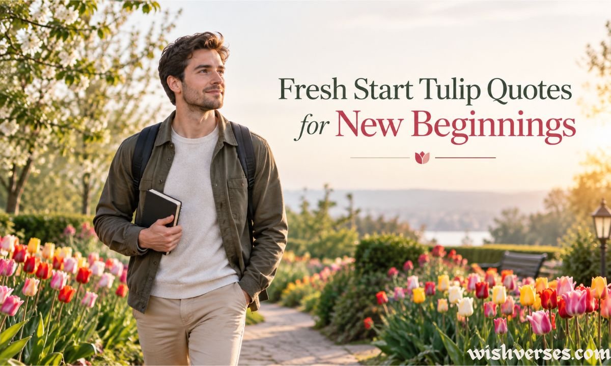 Fresh Start Tulip Quotes for New Beginnings