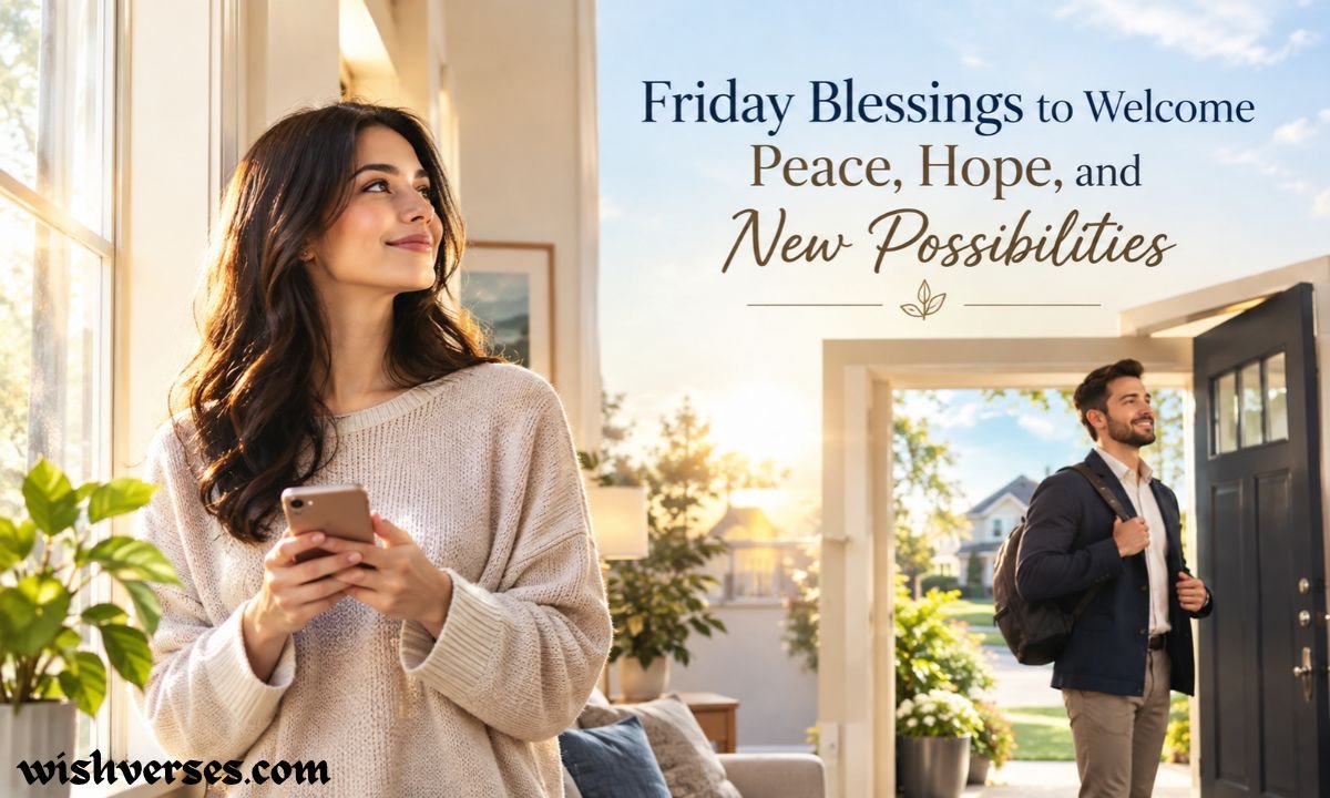 Friday Blessings to Welcome Peace, Hope, and New Possibilities