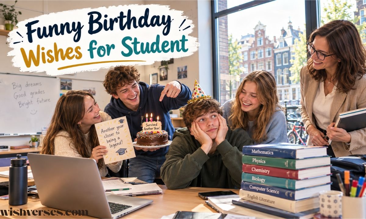 Funny Birthday Wishes for Student