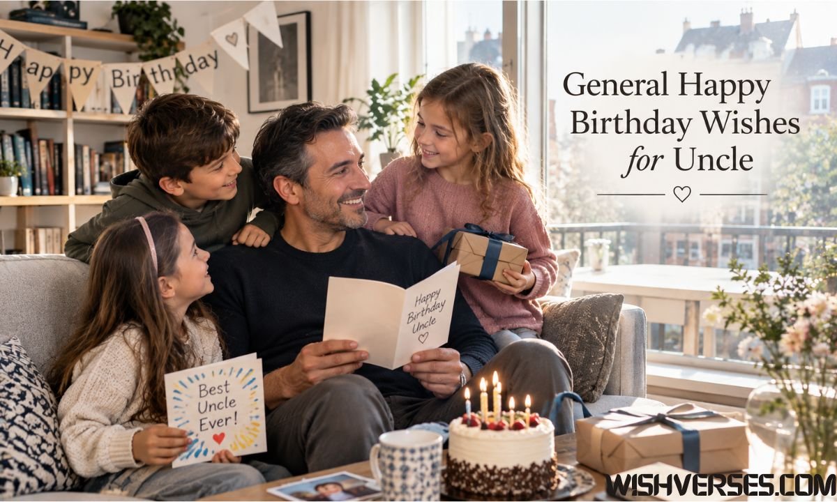 General Happy Birthday Wishes for Uncle