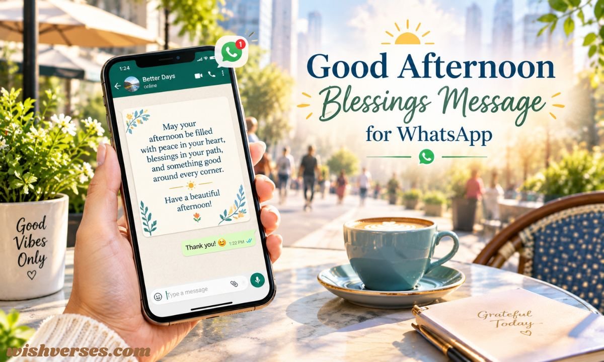 Good Afternoon Blessings Message for WhatsApp
