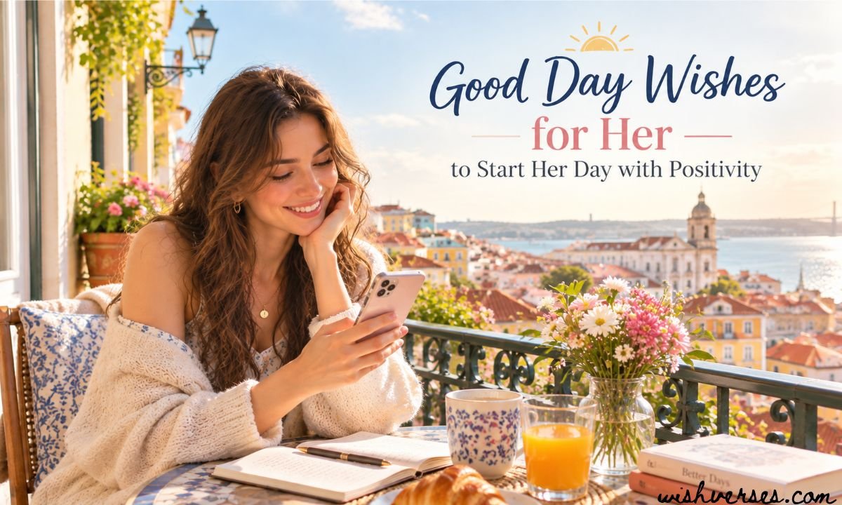 Good Day Wishes for Her to Start Her Day with Positivity
