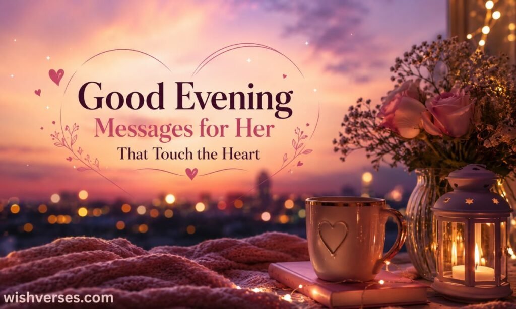 Good Evening Messages for Her That Touch the Heart
