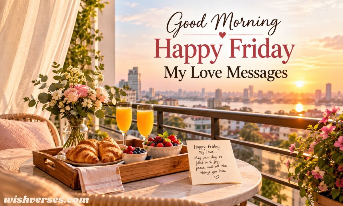 Good Morning Happy Friday My Love Messages