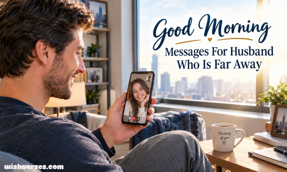 Good Morning Messages For Husband Who Is Far Away