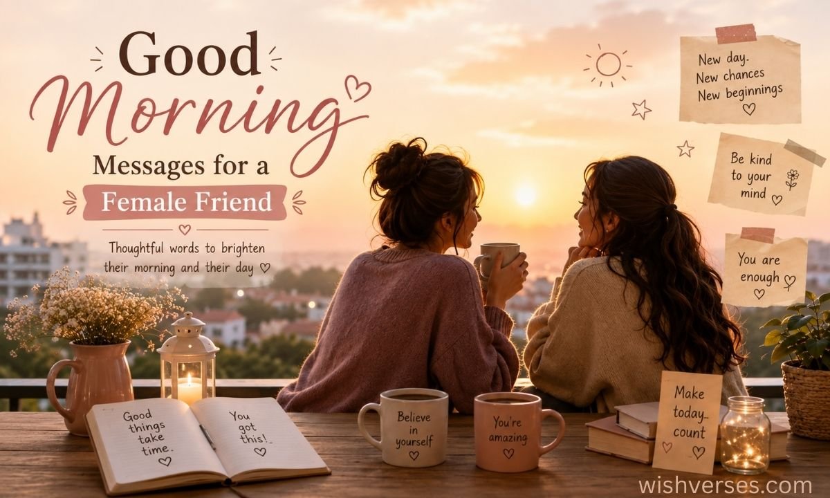 Good Morning Messages for a Female Friend