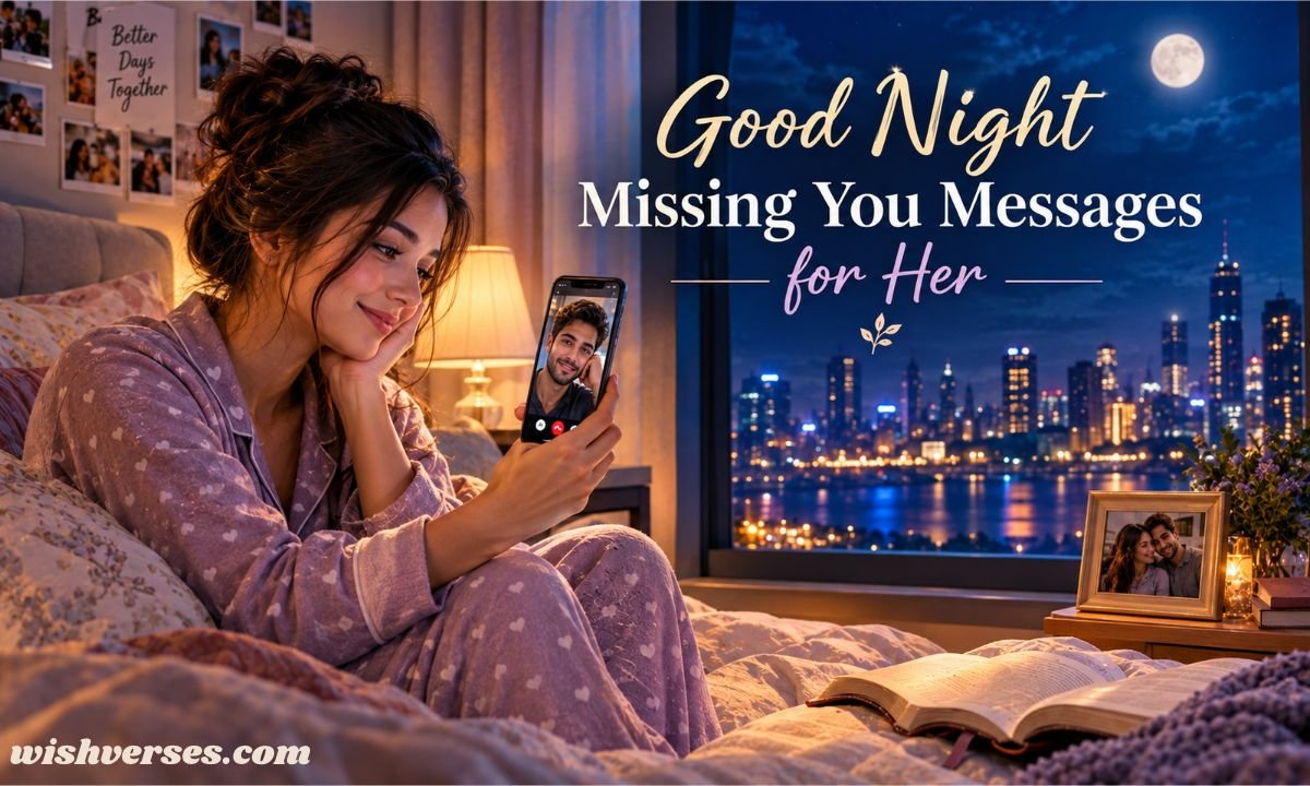 Good Night Missing You Messages for Her
