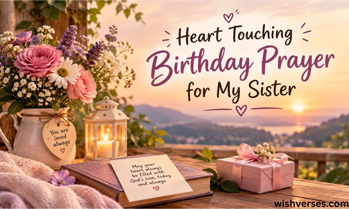 Heart Touching Birthday Prayer for My Sister