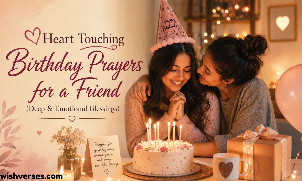 Heart Touching Birthday Prayers for a Friend (Deep & Emotional Blessings)