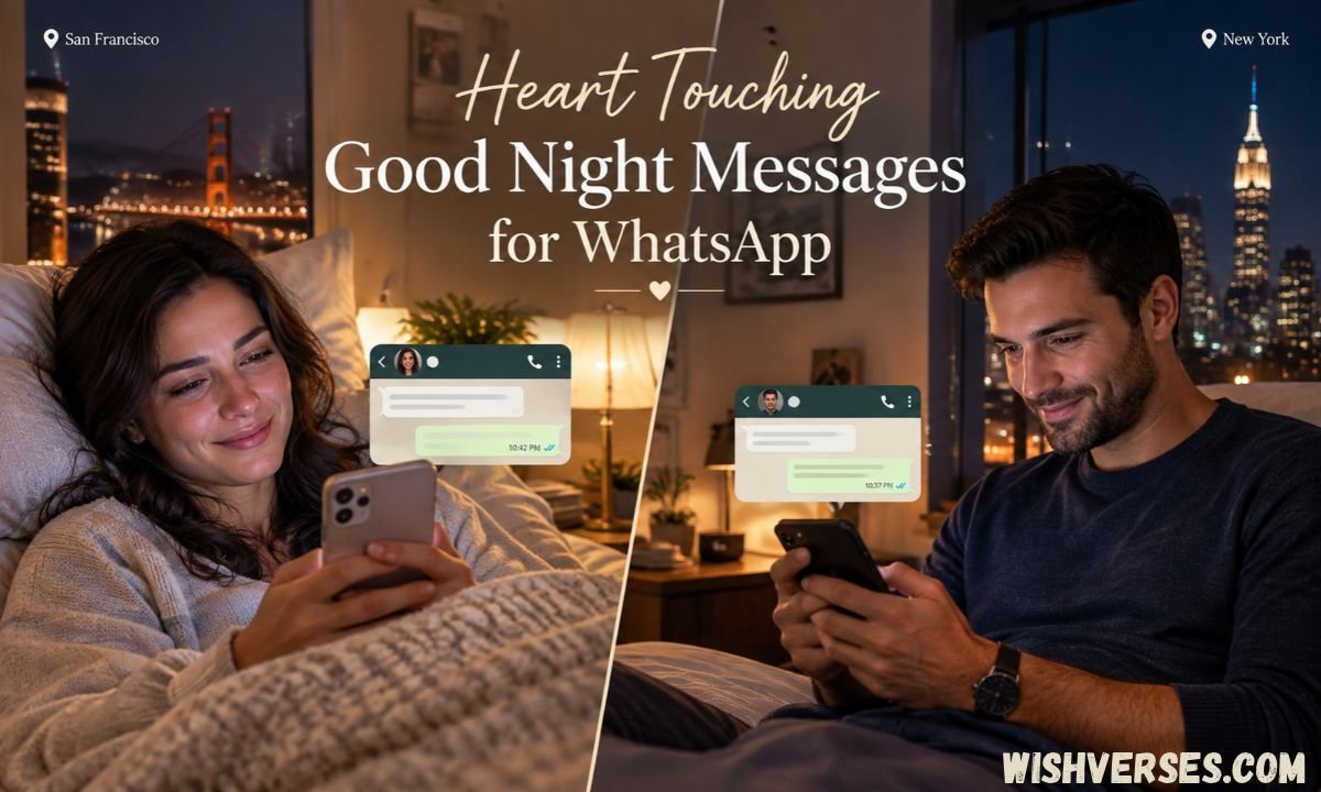 Heart Touching Good Night Messages for WhatsApp