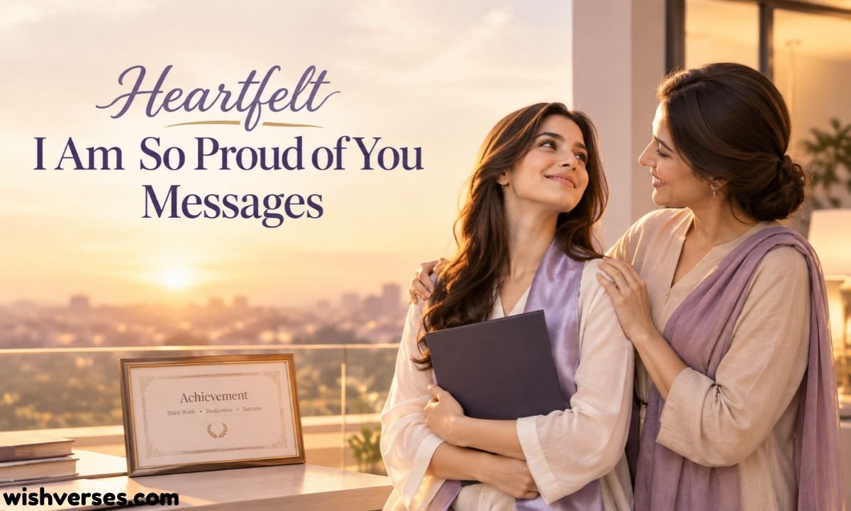 Heartfelt I Am So Proud of You Messages