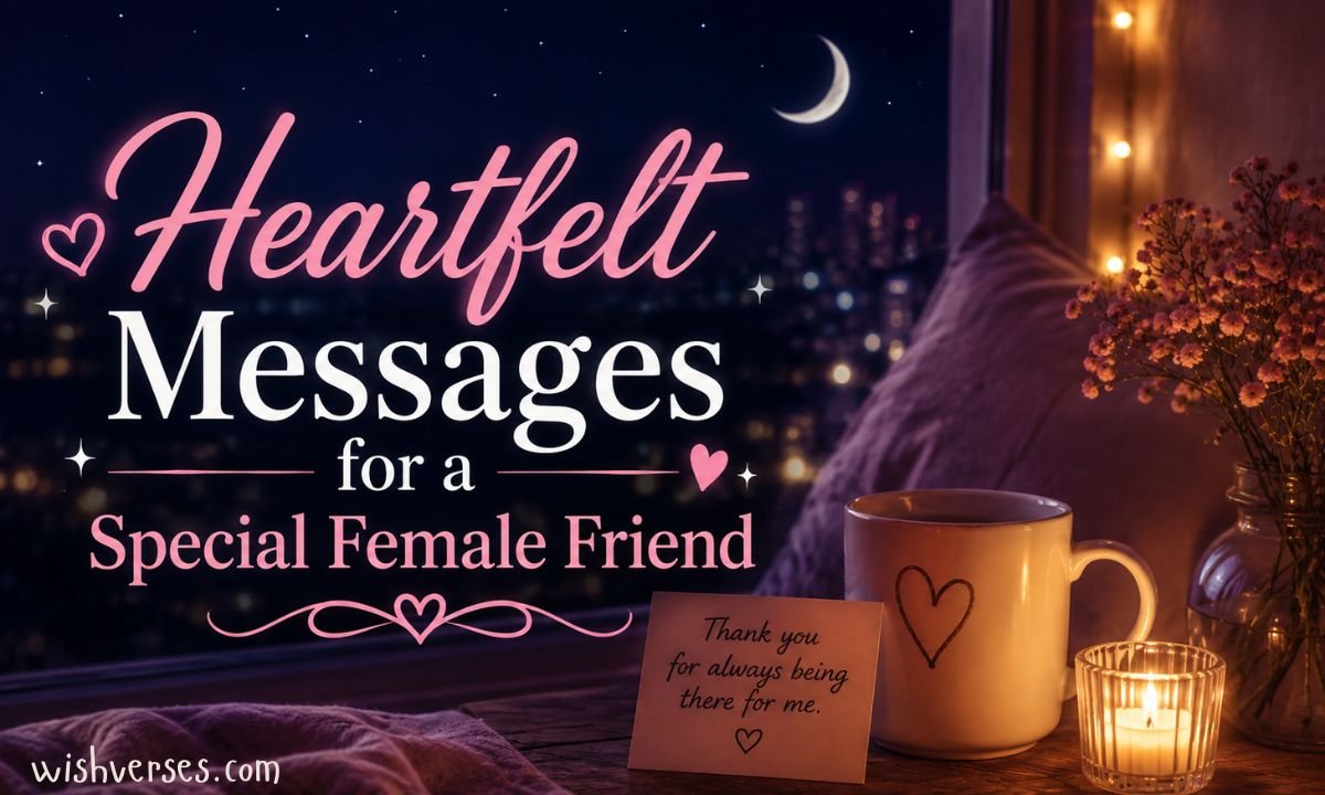 Heartfelt Messages for a Special Female Friend