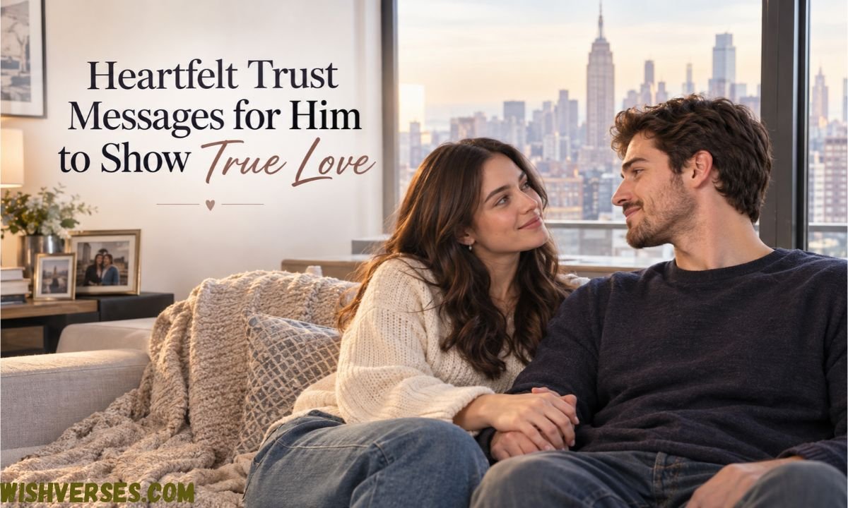 Heartfelt Trust Messages for Him to Show True Love