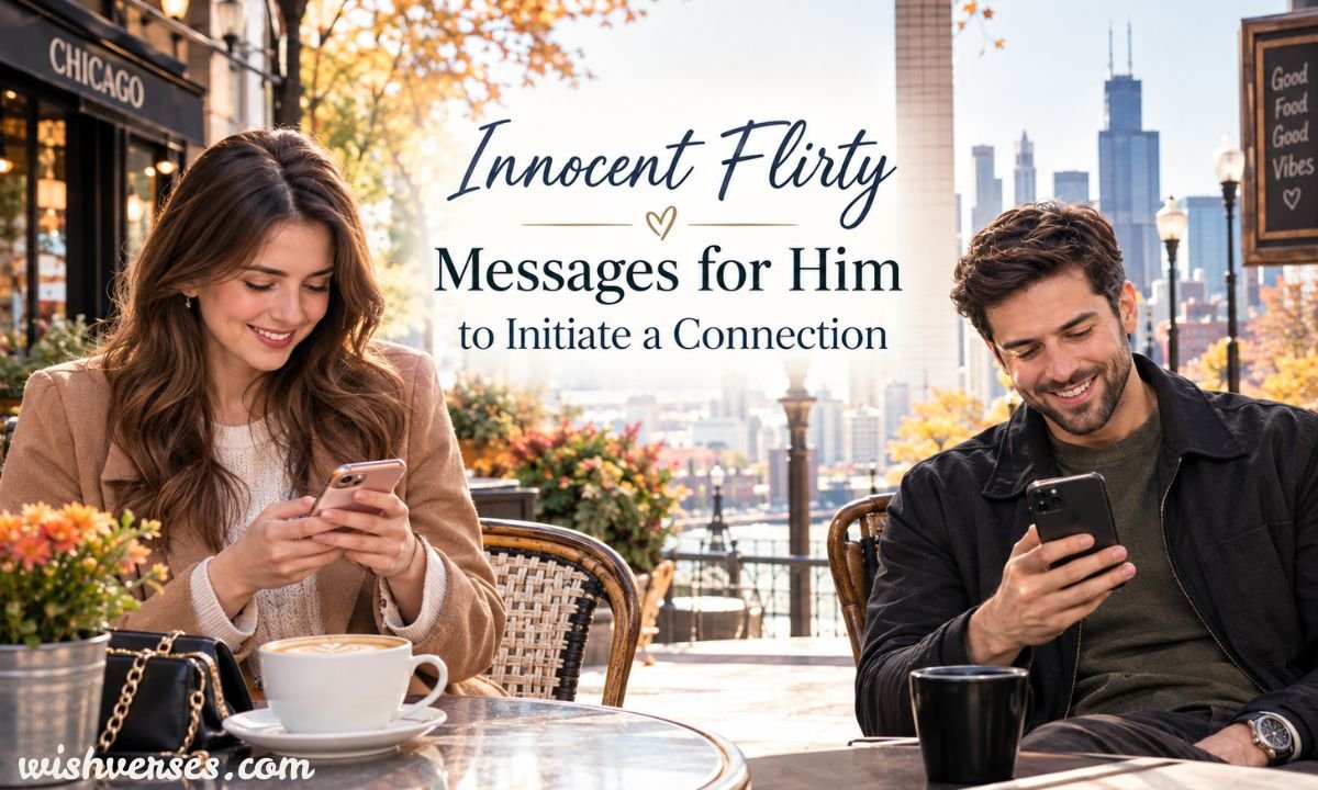 Innocent Flirty Messages for Him to Initiate a Connection