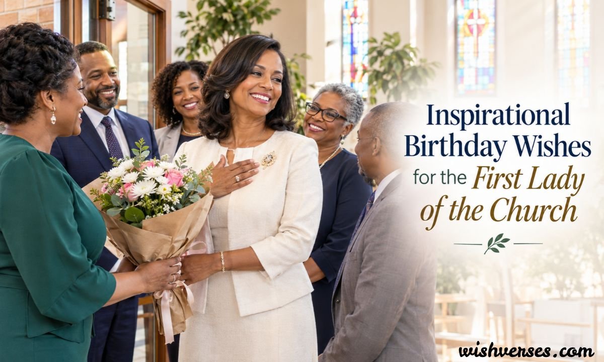 Inspirational Birthday Wishes for the First Lady of the Church