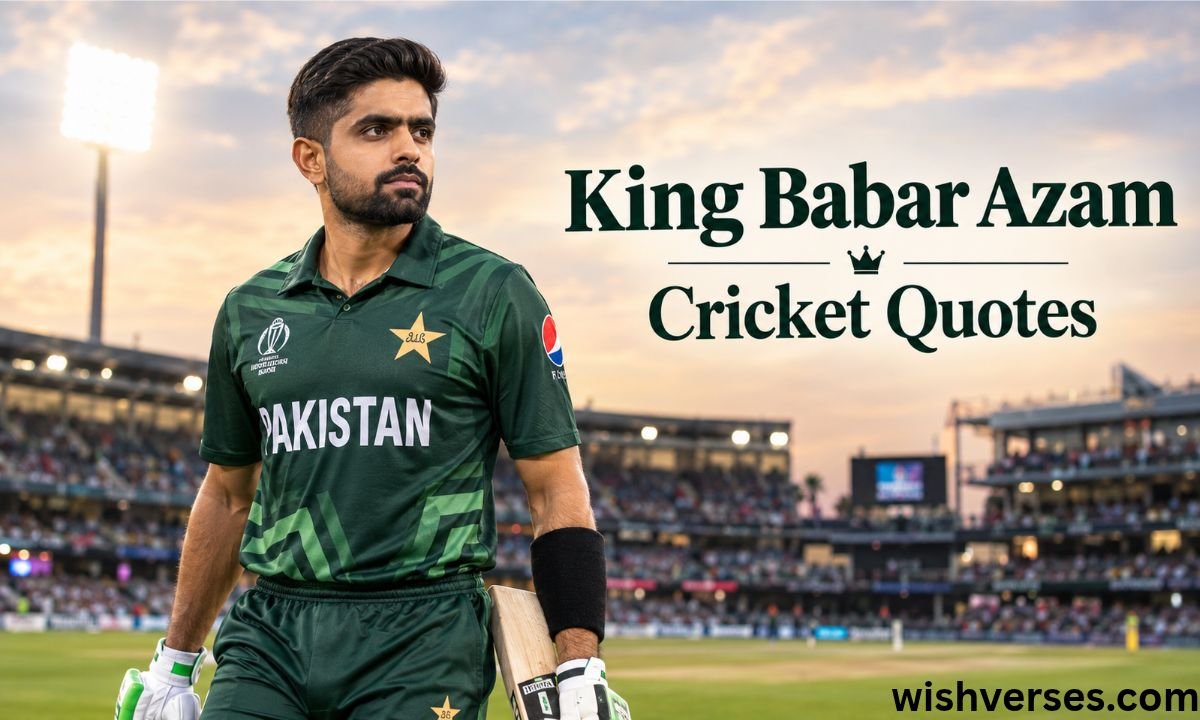King Babar Azam Cricket Quotes