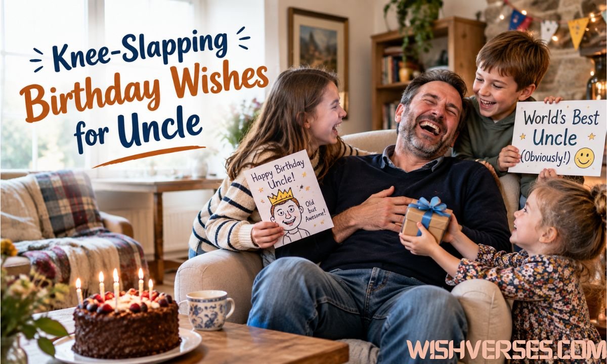 Knee-Slapping Birthday Wishes for Uncle