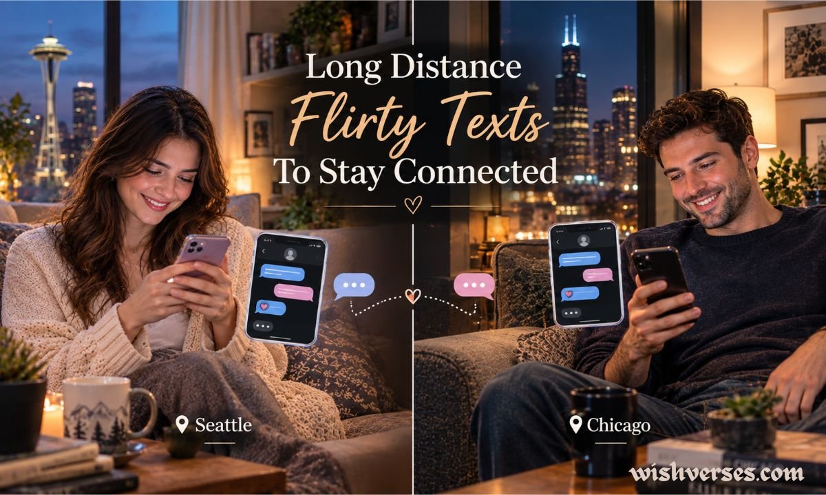 Long Distance Flirty Texts To Stay Connected